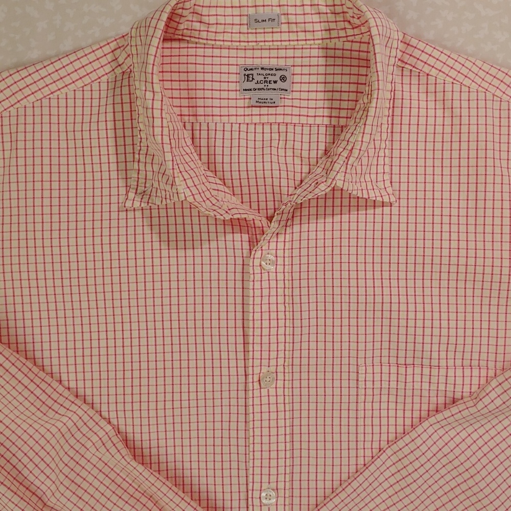 J. Crew Slim Fit Cotton Button Down Shirt